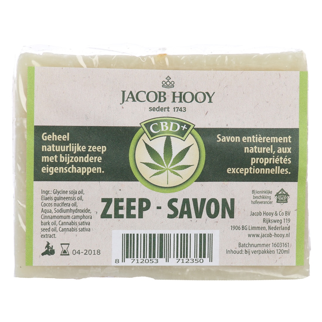 Jacob Hooy - Sapone al CBD