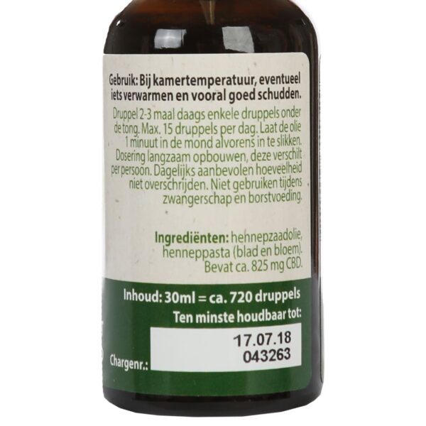 Jacob Hooy - Olio di CBD 2,75% (30ml) - immagine 4